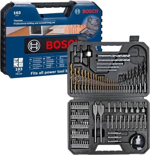 Ivo GRANDIČ - Sady bitů - Bosch - Bosch 2608594070 sada bitů a vrtáků 103-dílná Titanium Pro