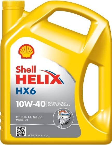 Shell 550053777 - Helix HX6 10W-40 - 5L