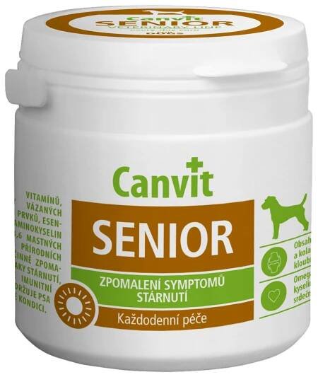 Doplňky stravy Canvit Senior pro psy 100g