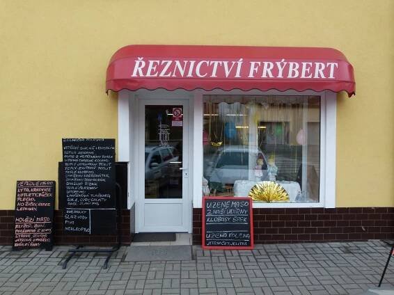 Fotografie - Žebrák - řeznictví Frýbert - 09.03.2017