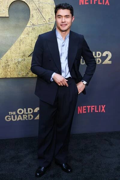 Henry Golding at Netflix's 