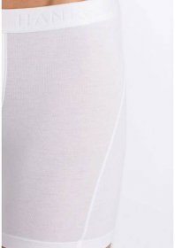 Pánské dlouhé boxerky HANRO Cotton Essentials 0100