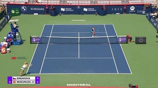 Siniaková - Muguruzaová 6:2, 0:6, 6:3, Česká olympijská vítězka dál září, vyřadila bývalou jedničku - Sport.cz