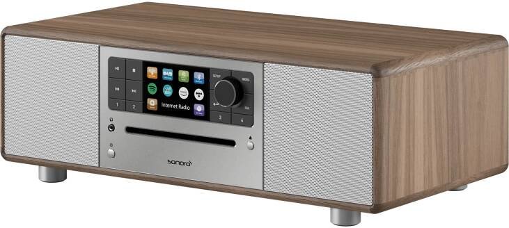 Sonoro audiosysteem in notenhout