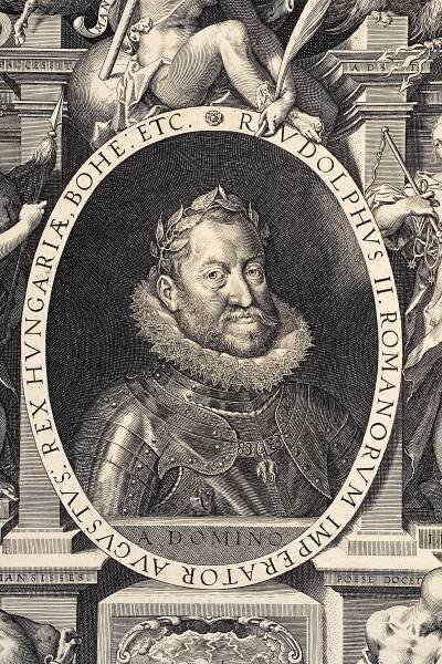 Soubor:09. Aegidius Sadeler, podle Hanse von Aachena, Portrét císaře Rudolfa II., 1603, Uměleckoprůmyslové muzeum v Praze.jpg