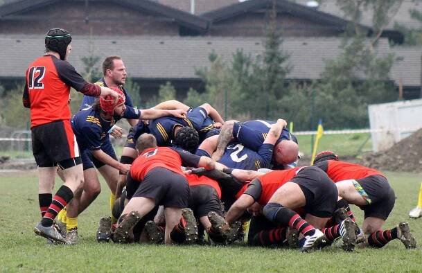 1. liga RAGBY XV, skupina Čechy (5. kolo): RK Petrovice - Rugby Šumava Nýrsko & Rugby Club České Budějovice 46:24 (7:10).