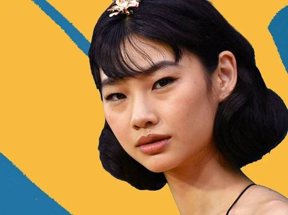 HoYeon Jung old Hollywood bob at the Emmys deserves an award of its own