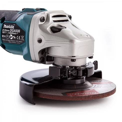 MAKITA DGA506RTJ aku úhlová bruska 125mm 18V 5,0Ah - Nářadí Potač