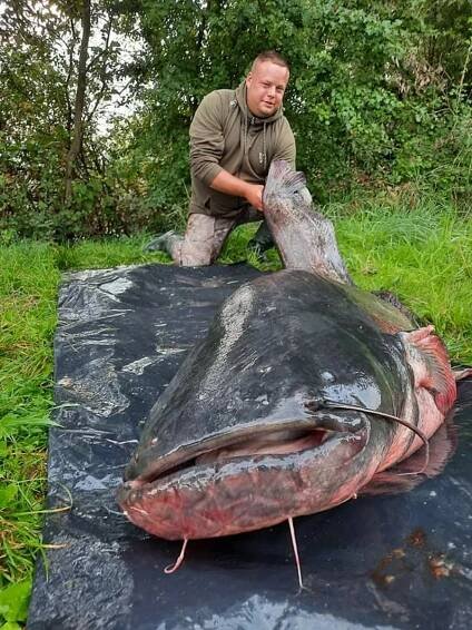 Rekordní obr na Poděbradech! Rybář chytil sumce dlouhého 251 cm