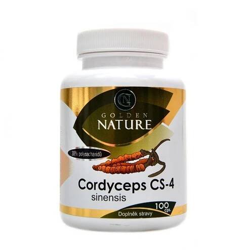 GoldenNature Cordyceps 30% polysacharidů 100 kapslí | NAMAKANEJ.cz