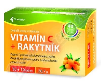Vitamín C+Rakytník tbl.30+10