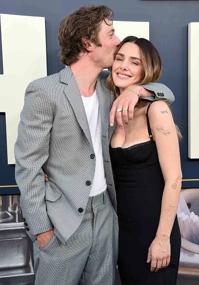 Jeremy Allen White and Addison Timlin attend FX's 