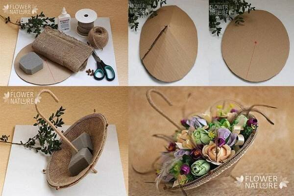DIY Flower Basket