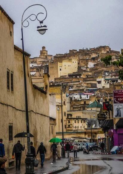 Morocco-Fez-medina-streets