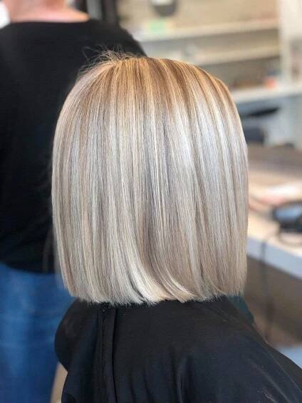 Balayage | Grijs haar kapsels, Kapsels voor kort haar, Lange kapsels