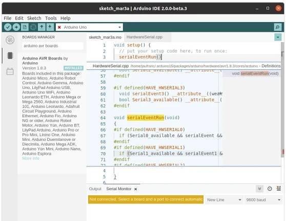Arduino Peek Function
