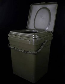 RidgeMonkey Toaletní sedátko CoZee + kýbl Modular Bucket 30l - celý set