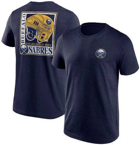 Buffalo Sabres True Classics Helmet Graphic T-Shirt - Mens, , rebel_hi-res