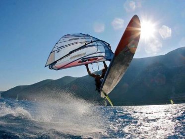 Windsurfing in Aegean!”If you’re having a bad day, catch a wave.”