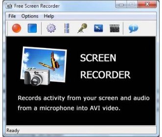 Bezplatný videorekordér na obrazovce