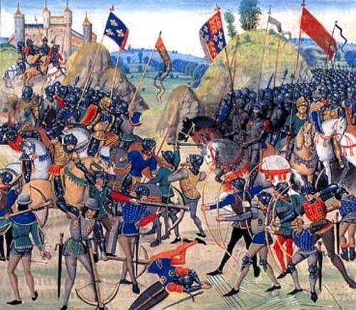 Bitva u Kresčaku – Historie Česka pro školáky