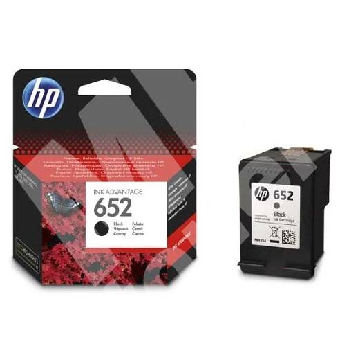 Inkoustová cartridge HP F6V25AE, Deskjet IA 4535, 4675, 1115, black, No.652, originál