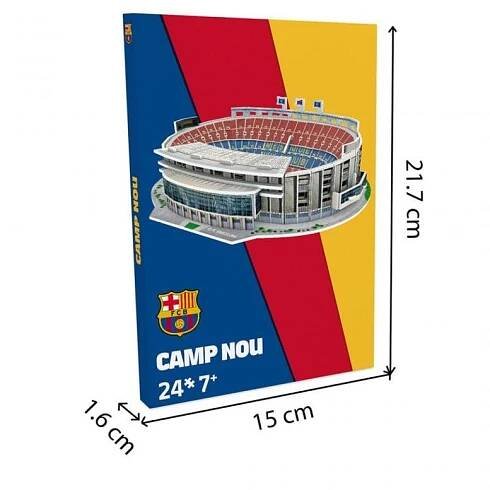 NANOSTAD 3D puzzle Stadion Camp Nou - FC Barcelona Mini 24 dílků