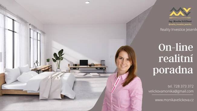 Ing. Monika Veličková - Reality Investice Jeseníky