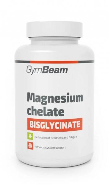 Hořčík chelát (bisglycinát) - GymBeam 90 kaps.