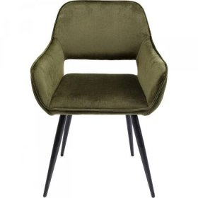 Židle s opěrkou San Francisco – tmavě zelená