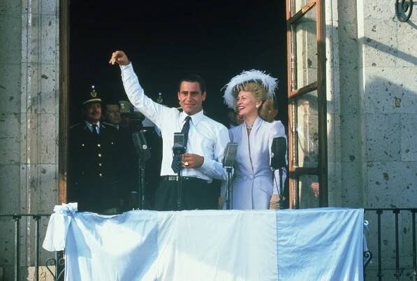 Evita Perónová - Z filmu - James Farentino, Faye Dunaway