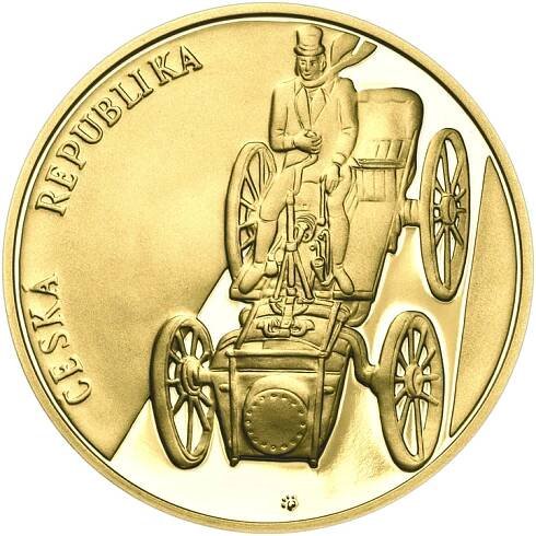 Josef Božek návrhy mince 200 Kč 1 Oz zlato