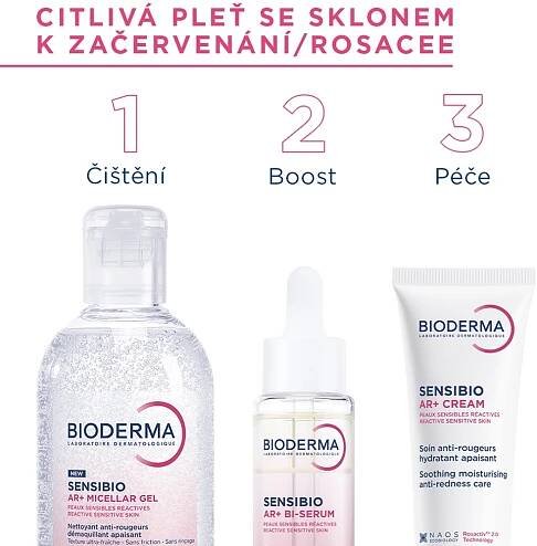 Bioderma Sensibio AR+ zklidňující krém pro citlivou pleť se sklonem ke zčervenání