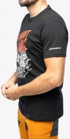 Bavlněné tričko Dynafit 24/7 Artist Series Cotton T-Shirt - black out/straight lining