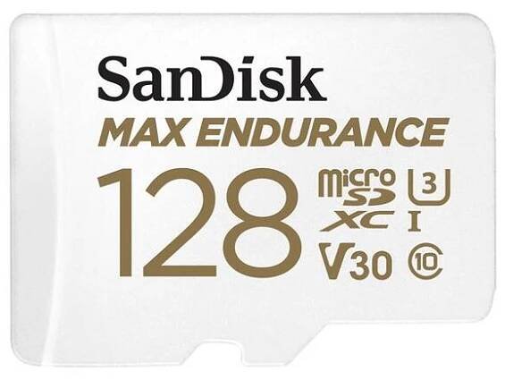 Paměťová karta SanDisk MAX ENDURANCE microSDXC 128 GB + adaptér (SDSQQVR-128G-GN6IA)