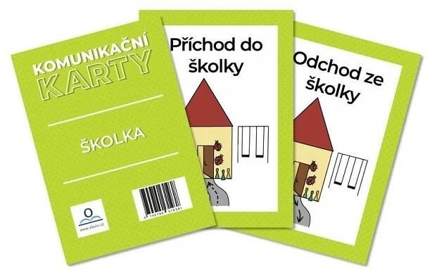 V lavici Komunikační karty A6 16 ks školka od 78 Kč