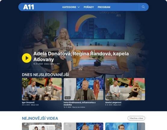 A11 TV web
