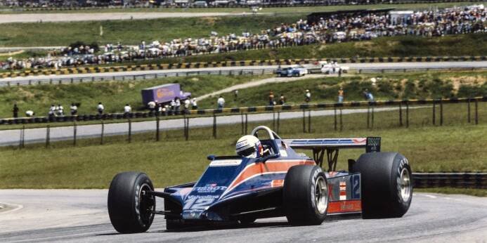 The Essex Racing Team Lotus, Mario Andretti, Elio De Angelis and Nigel Mansell,  1980 Lotus 81 Ground Effect Formula 1