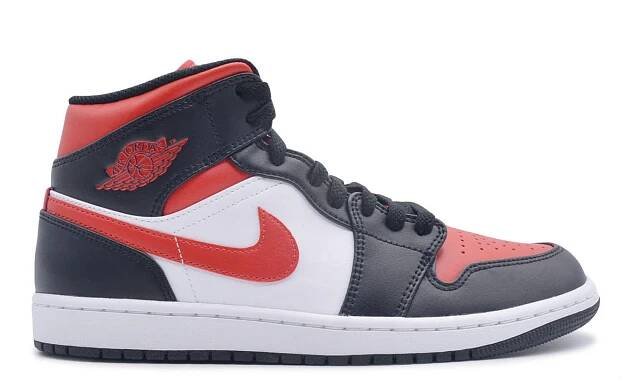 Jordan 1 Mid Fire Red
