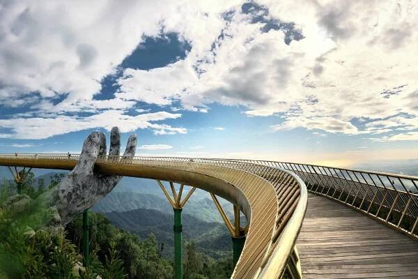 Golden bridge