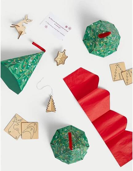 Marks & Spencer tree-shaped crackers