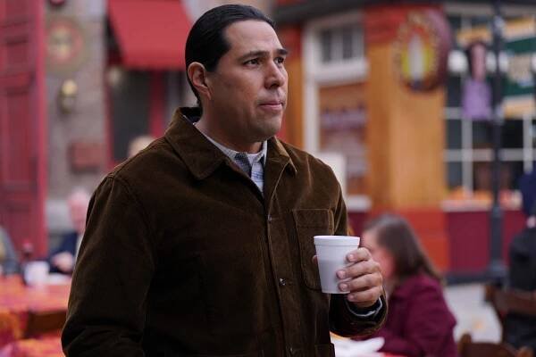 RUTHERFORD FALLS -- "Firefighters Pancake Breakfast" Episode 206 -- Pictured: Dallas Goldtooth as Nelson -- (Photo by: Tyler Golden/Peacock)
