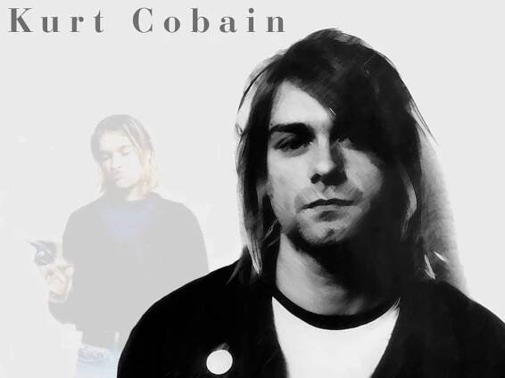 Kurt Cobain fotka
