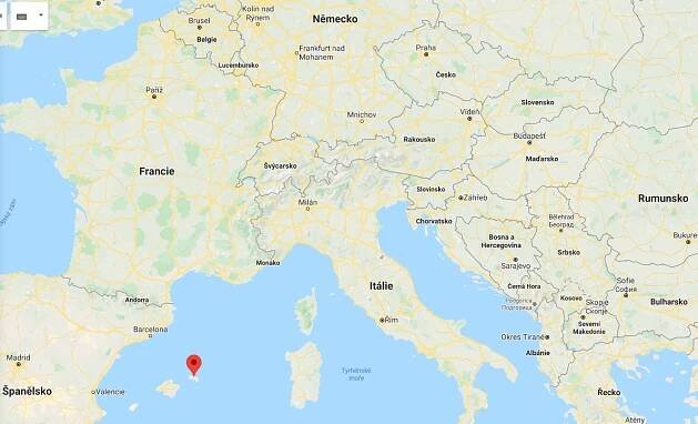 Ostrov Menorka: Mapa🗺️ – Kde leží na mapě Menorca?
