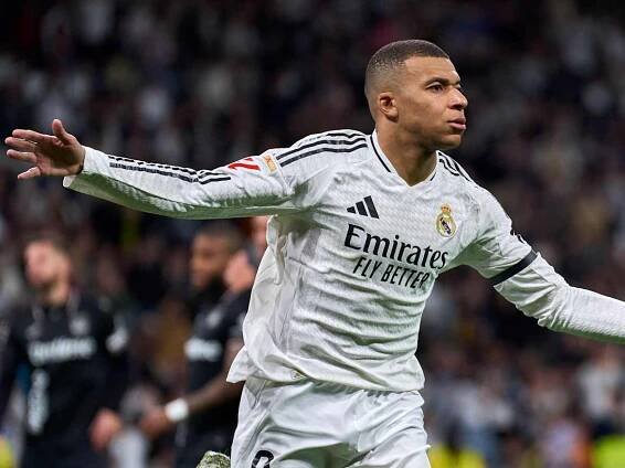 Kylian Mbappe equals Cristiano Ronaldo's Real Madrid scoring record in controversial win