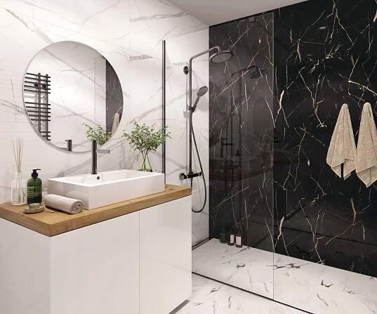Stěnové panely SPC 120x60 CALACATTA BLACK (4 ks)