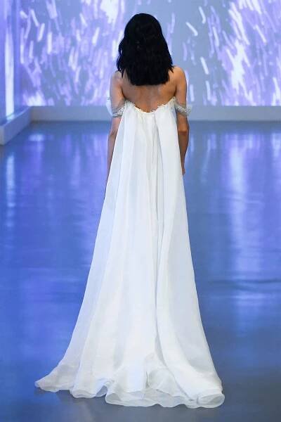 Ines Di Santo Spring 2025 Bridal Couture Collection - Eveline Dress, Back View