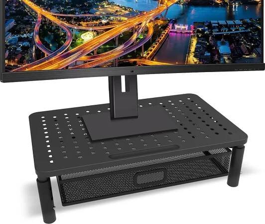 Podstavec pod monitor notebook nastavitelný s kovovou zásuvkou + hadřík Kód výrobce MC-947