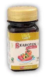 Vitamin A VitaHarmony Beta karoten 25.000 m.j. 100 kapslí