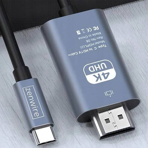 Zenwire Adapétr USB-C na HDMI 2 m